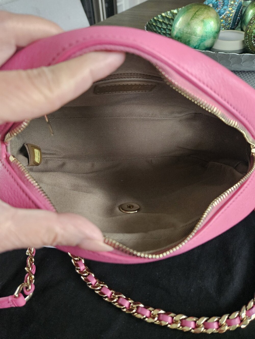 Chanel Pink Goatskin Camera Quilted Crossbody Bag - Picture 3 of 9